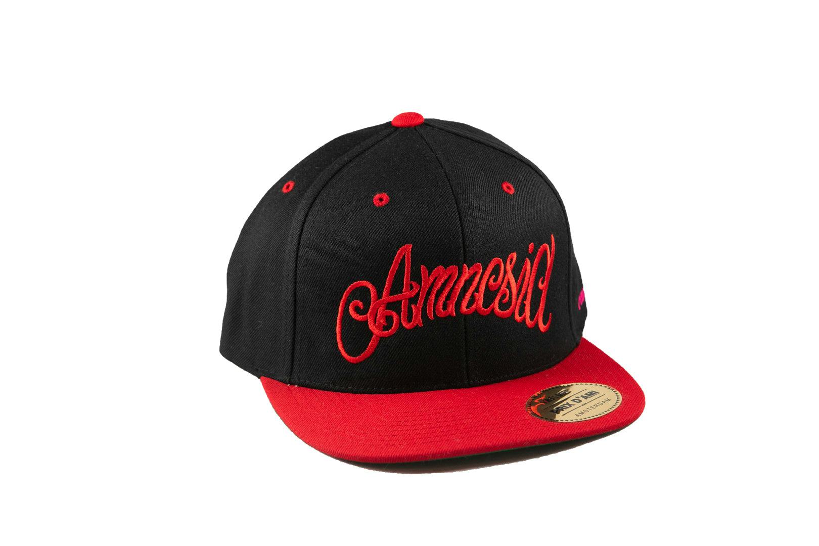 Amnesia Cap - Red & Black